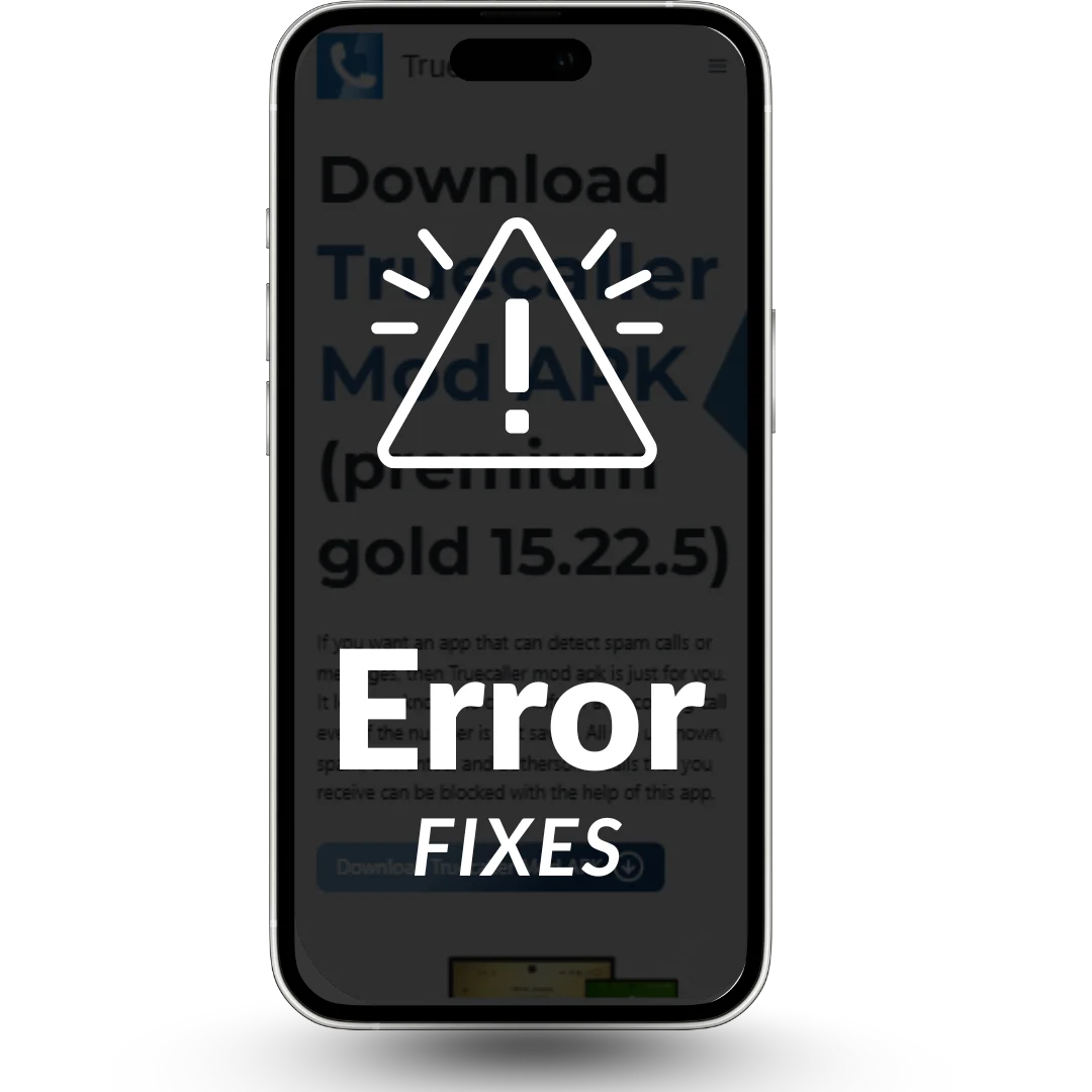 error fixes 1 truecaller error fixes