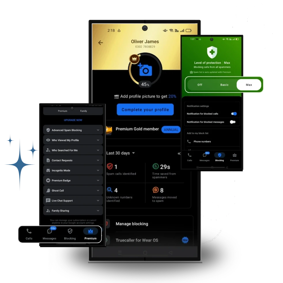 Truecaller mod APK feature image
