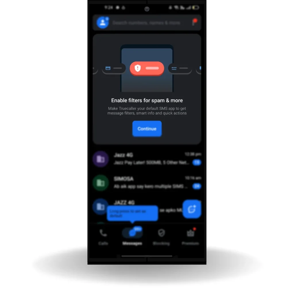 truecaller main page gallery layout 4